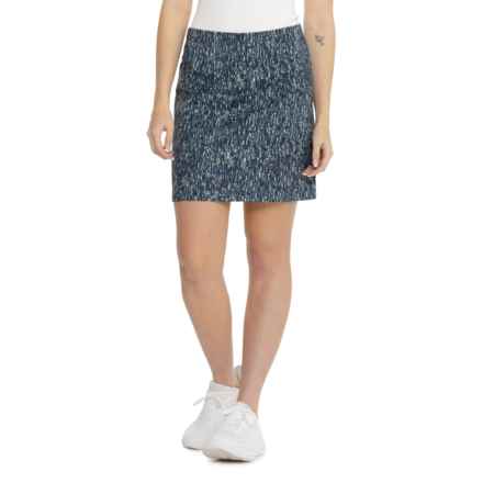 Royal Robbins Discovery III Printed Skort - UPF 50+ in Navy Pinnacles Pt