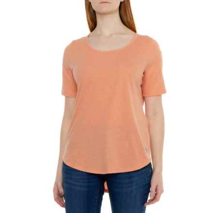 Royal Robbins Featherweight Scoop Neck T-Shirt - Short Sleeve in Sun Baked