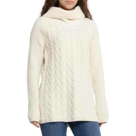 Royal Robbins Frost Cowl Neck II Tunic Sweater in Creme