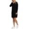 Royal Robbins Geneva Ponte Dress - Long Sleeve in Jet Black