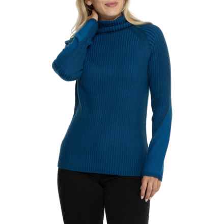 Royal Robbins Lassen Turtleneck Sweater - Merino Wool in Harbor