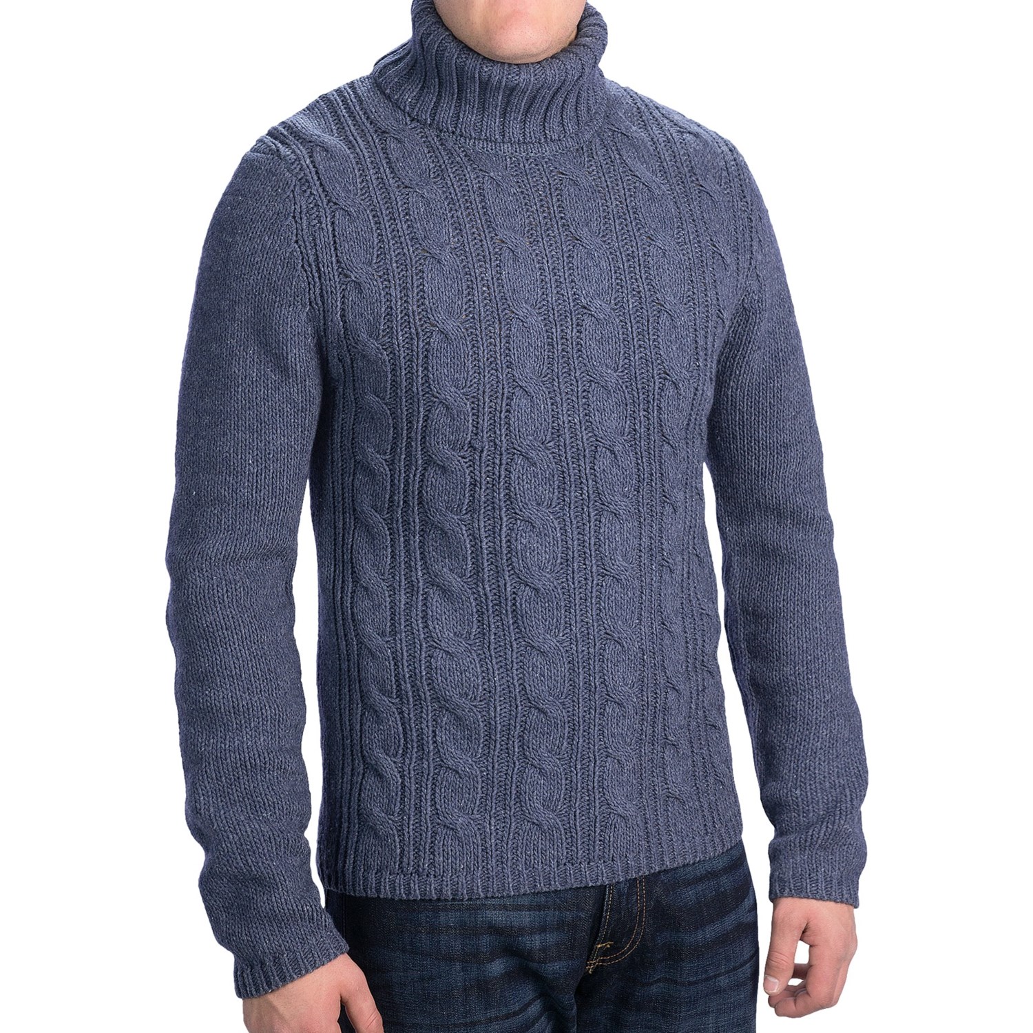 Royal Robbins Marble Cable Turtleneck Sweater (For Men) - Save 96%