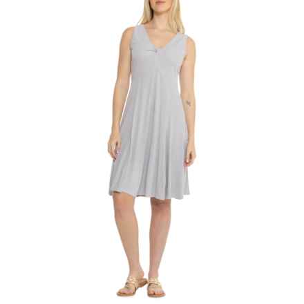 Royal Robbins Multi-Way Flippable Dress - Sleeveless in Lt Pewter Htr