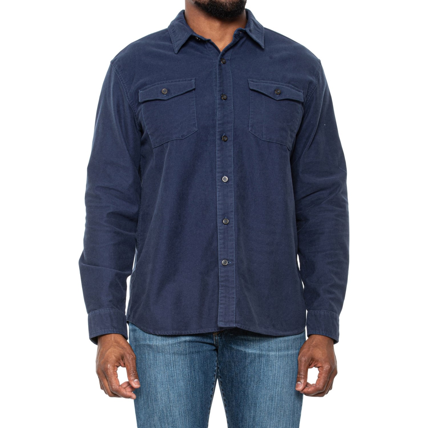 Royal Robbins Organic Cotton Chamois Work Shirt Long Sleeve Save 58