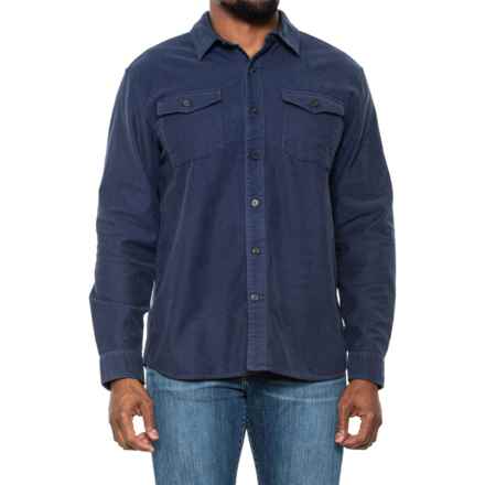 Royal Robbins Organic Cotton Chamois Work Shirt - Long Sleeve in Deep Blue