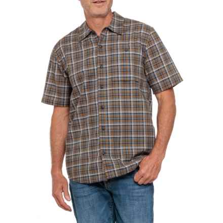 Royal Robbins Redwood Plaid Shirt - Short Sleeve in Coyote