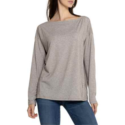 Royal Robbins Round Trip drirelease® Shirt - UPF 40+, Long Sleeve in Lt Taupe Htr