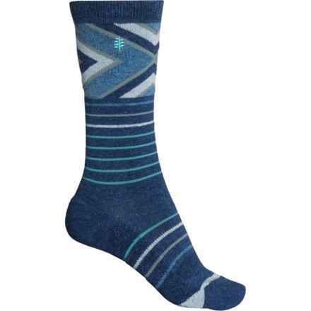 Royal Robbins Treetech Pattern Socks - Hemp, Crew (For Women) in Collins Blue