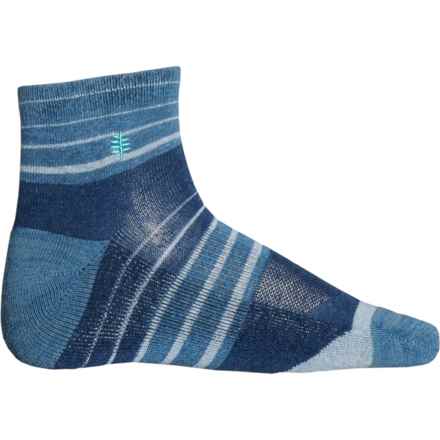 Royal Robbins Treetech Pattern Socks - Hemp, Quarter Crew (For Men) in Collins Blue