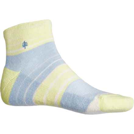 Royal Robbins Treetech Pattern Socks - Hemp, Quarter Crew (For Men) in Sky - Closeouts