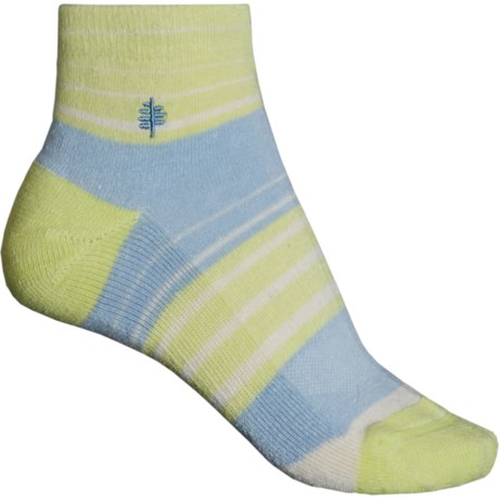 Royal Robbins Treetech Pattern Socks - Hemp, Quarter Crew (For Women) in Sky