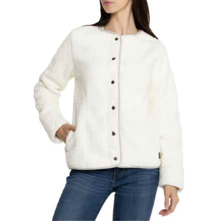 Royal Robbins Urbanesque Sherpa Cardigan Sweater in Creme