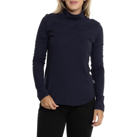 Royal Robbins Vacationer Turtleneck Shirt - Long Sleeve in Naval