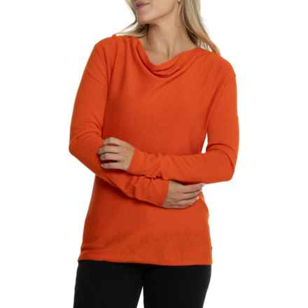 Royal Robbins Westlands Cowl Sweater - Merino Wool in Cherry Tomato