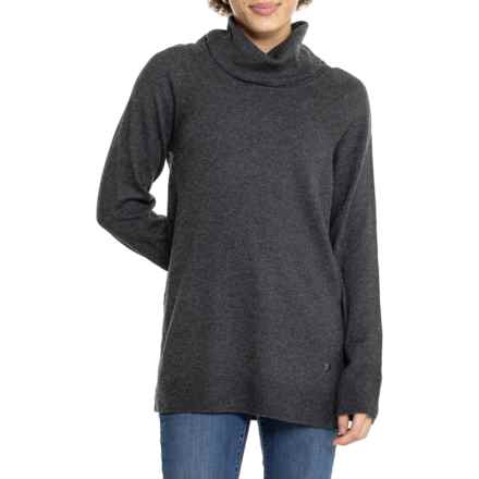 Royal Robbins Westlands Funnel Neck Sweater in Charcoal