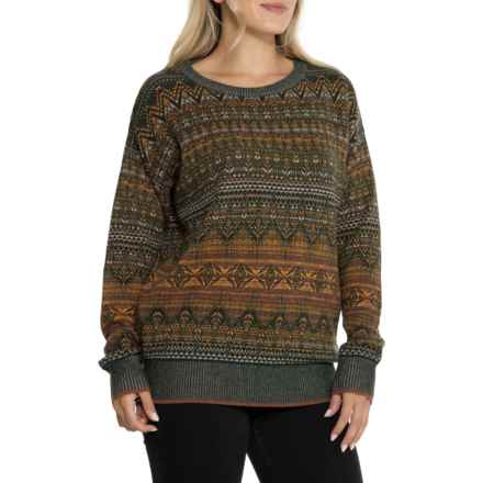 Royal Robbins Westlands Relaxed Sweater - Merino Wool in Caramel Muir Pt