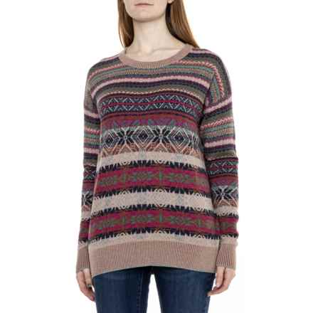 Royal Robbins Westlands Relaxed Sweater - Merino Wool in Fuchsia