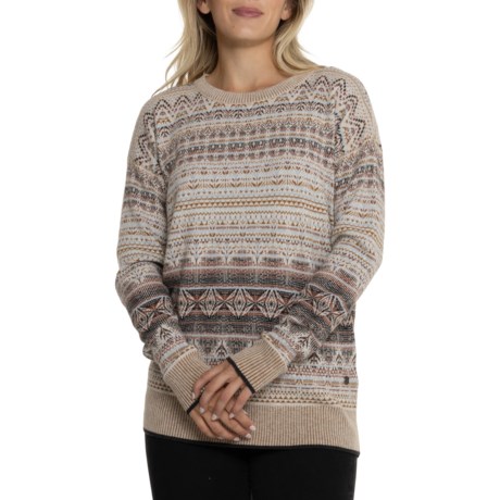 Royal Robbins Westlands Relaxed Sweater - Merino Wool in Sand Dollar Muir Pt