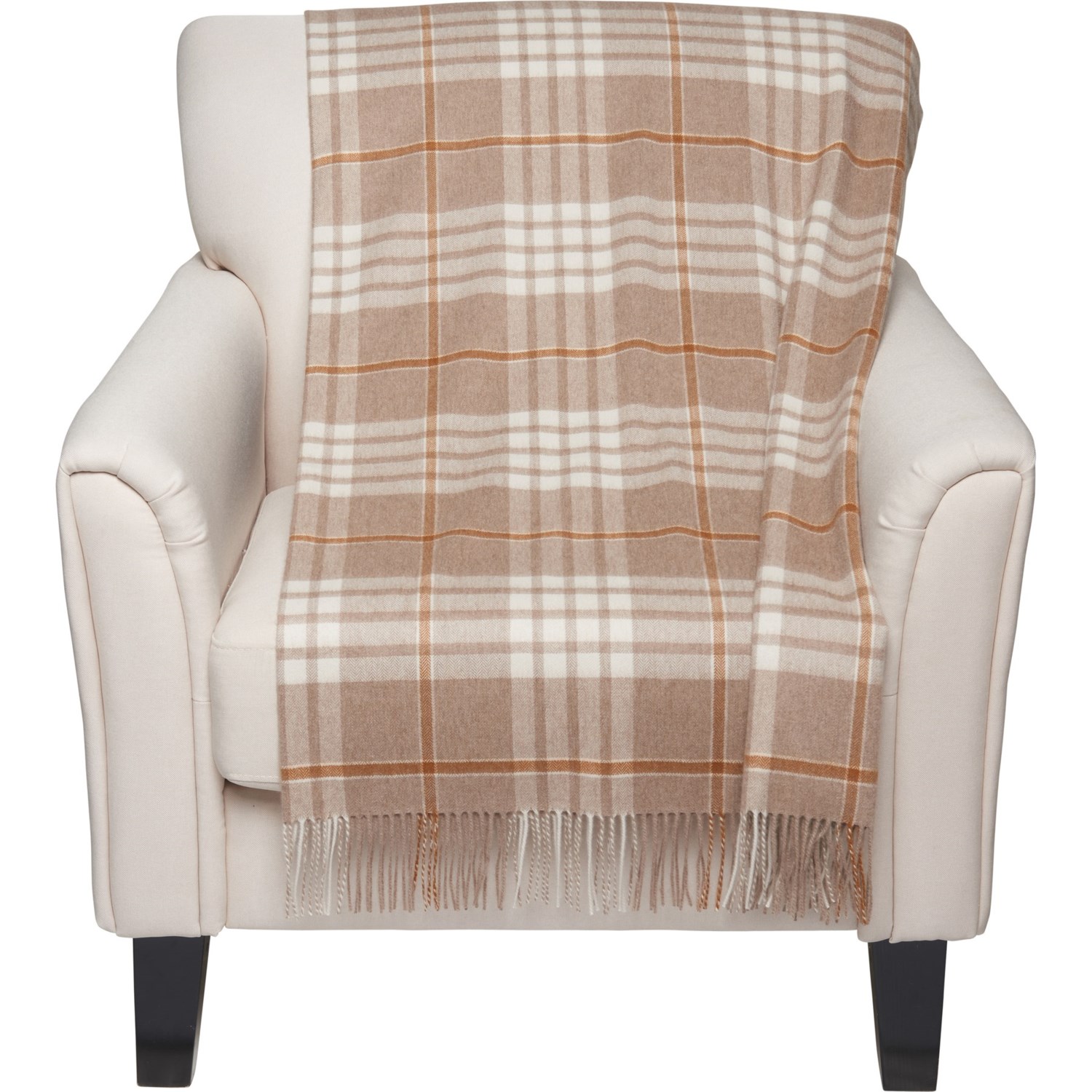 Royal Speyside 100% Cashmere Tartan Plaid Throw Blanket - 50x70”