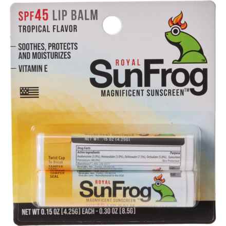 ROYAL SUN FROG Lip Balm Stick - SPF 45, 2-Pack in Spf45