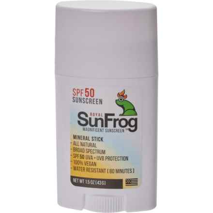 ROYAL SUN FROG Mineral Stick Sunscreen - SPF 50, 1.5 oz. in Spf50