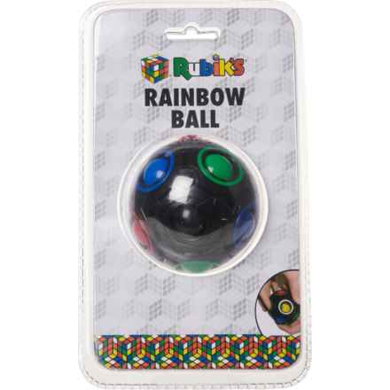 Rubik's Rainbow Puzzle Ball in Black