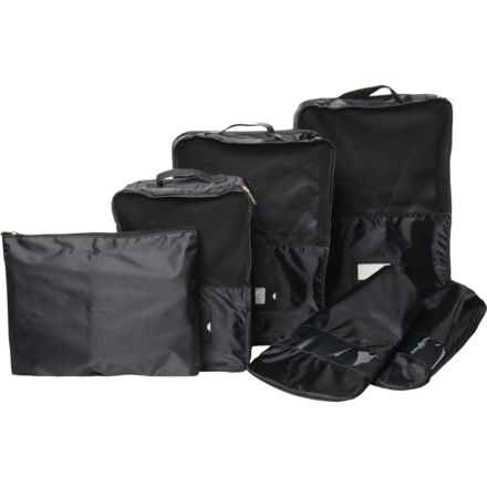 RUBY + CASH Deluxe Packing Set - 6-Piece, Black in Black