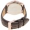 9646K_2 Rudiger Hamelin Gold-Tone Watch - Leather Strap (For Men)