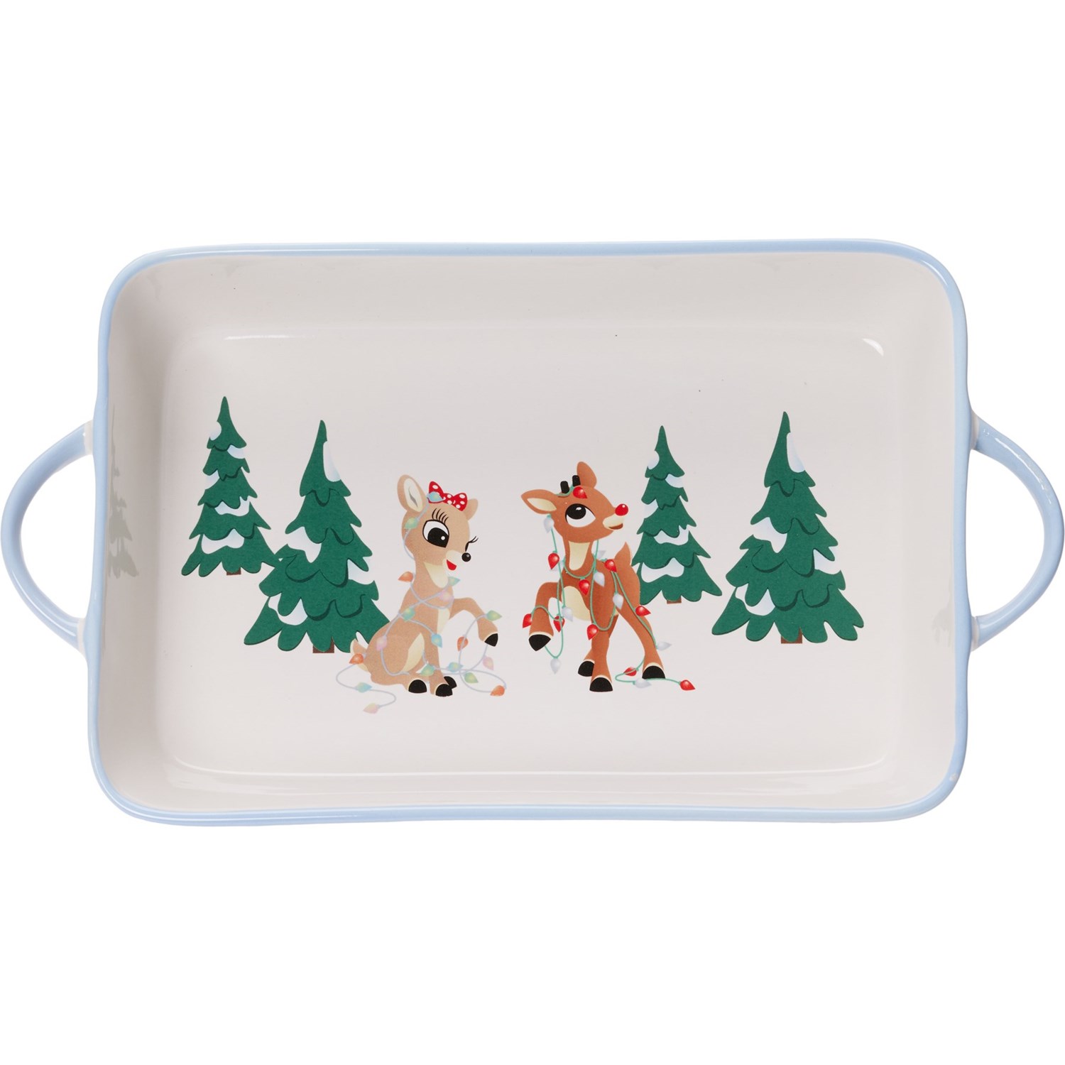 Rudolph the RedNosed Reindeer Rudolph and Clarice Rectangular Baking