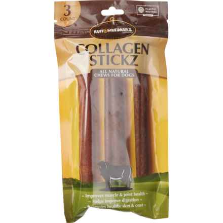 Ruff & Whiskerz Collagen Stickz Dog Chew Treats - 3-Count in Multi