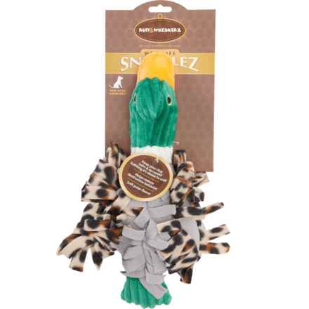 Ruff & Whiskerz Snufflez Dog Toy - 13”, Squeaker in Duck
