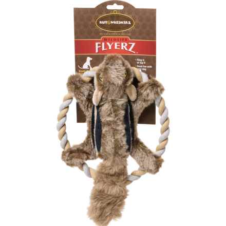 Ruff & Whiskerz Wildlife Flyerz Dog Toy - 12”, Squeaker in Multi