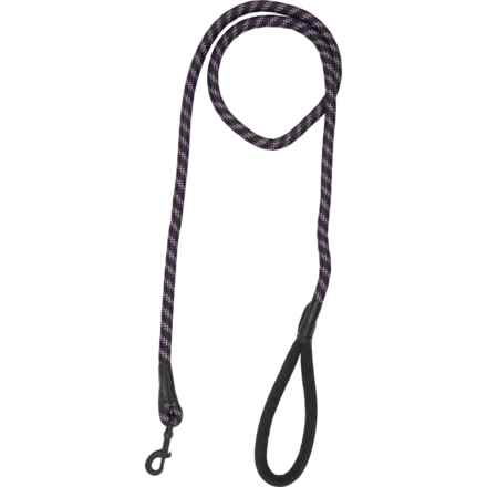 Ruffin' It Climbing Rope Dog Leash - 6' in Black
