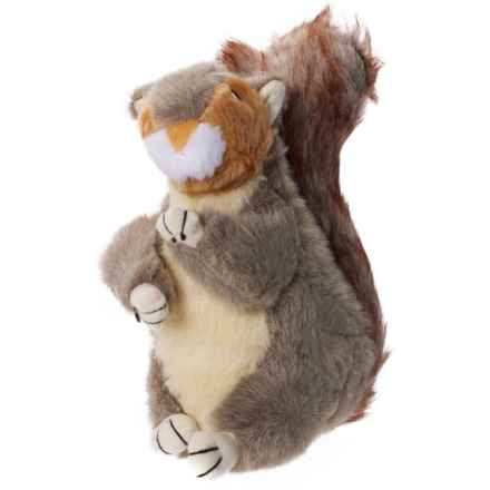 Ruffin' It Woodlands Plush Squirrel Dog Toy - 8”, Squeaker in Multi