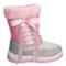 612XM_5 Rugged Bear Heart Prints Snow Boots (For Toddler Girls)