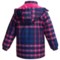 9543K_2 Rugged Bear Plaid Snow Jacket - Insulated (For Little Girls)