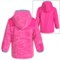 9543R_2 Rugged Bear Space Dye Fleece Jacket - Insulated, Reversible (For Little Girls)