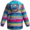9543J_2 Rugged Bear Striped Hooded Ski Jacket (For Little Girls)