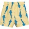 1XYCR_2 Ruggedbutts Infant Boys Jawsome Swim Trunks - UPF 50+