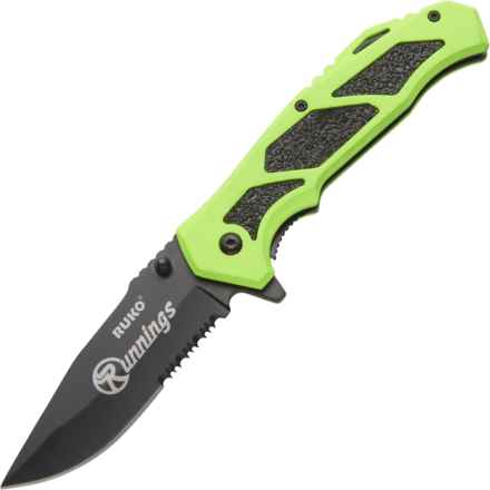 Ruko EOD Runnings Tactical 440A Folding Knife - Liner Lock in Green