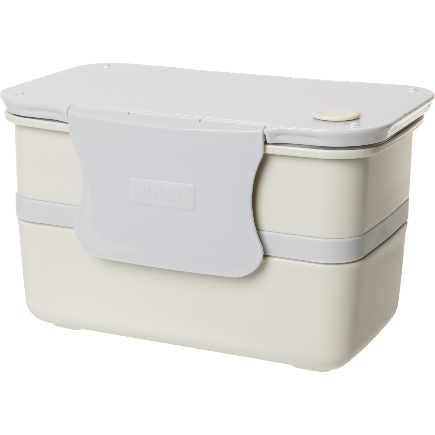 Russbe Lunch Systems 43oz Double Stack & Chill Bento Box - White