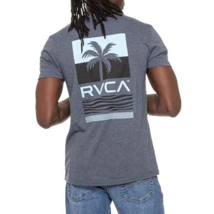 RVCA Acute Graphic Print T-Shirt - Short Sleeve in Navy H
