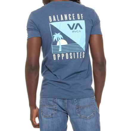 RVCA Beech Graphic T-Shirt - Short Sleeve in Indigo Blk