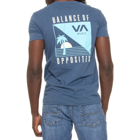 RVCA Beech Graphic T-Shirt - Short Sleeve in Indigo Blk
