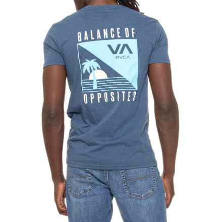 RVCA Beech Graphic T-Shirt - Short Sleeve in Indigo Blk