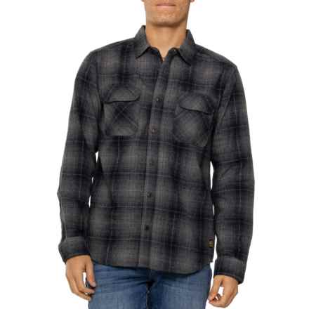 RVCA Dayshift Flannel Shirt - Long Sleeve in Rvca Black