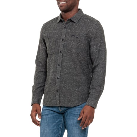 RVCA Harvest NEPS Flannel Shirt - Long Sleeve in Black