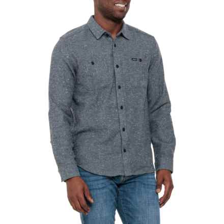 RVCA Harvest NEPS Flannel Shirt - Long Sleeve in Moody Blue