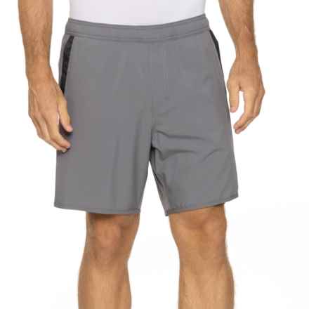 RVCA Kevin 2-in-1 Hybrid Shorts - Built-In Liner in Smoke