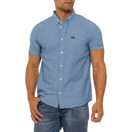 RVCA That’ll Do Dobby Shirt - Short Sleeve in Baja Blue